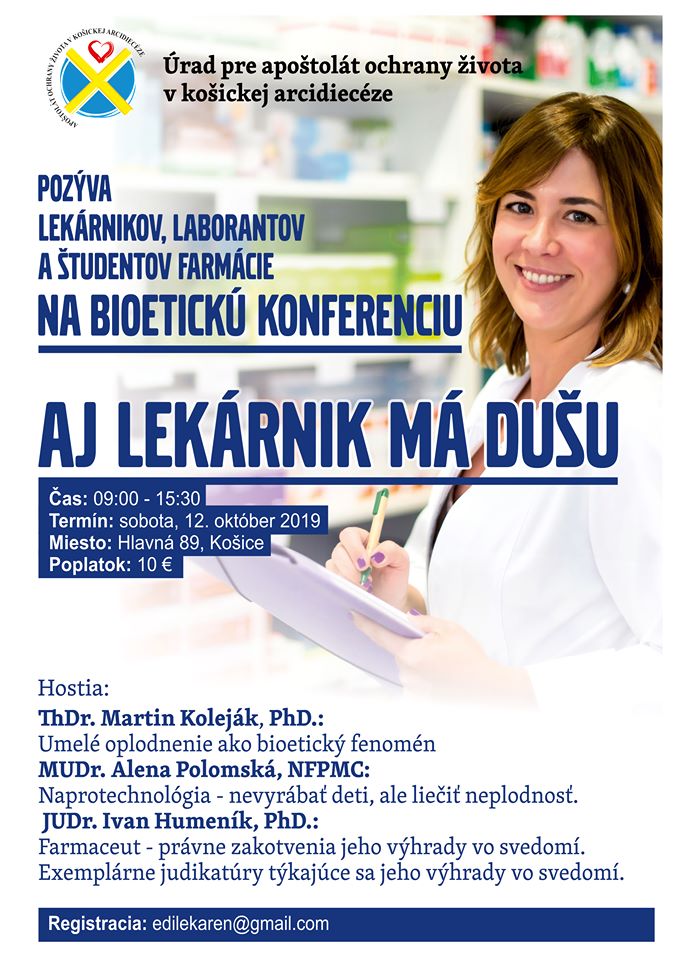 aj lekarnik ma dusu kosice 2019